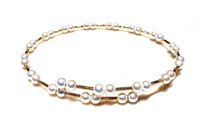 Bracelet Coscia Perle Woman Le Lune in Yellow Gold Perla LLBR2157.1